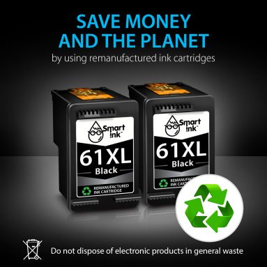 Remanufactured HP 61 XL (2 Black pack), Smart Ink - Image 5