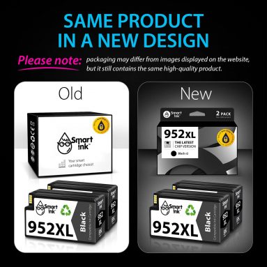 Compatible HP 952 Ink Cartridge Replacement (2 Black pack), Smart Ink - Image 2