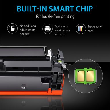 Compatible HP 206А Toner Cartridge Replacement (2 Black Pack), Smart Ink - Image 4
