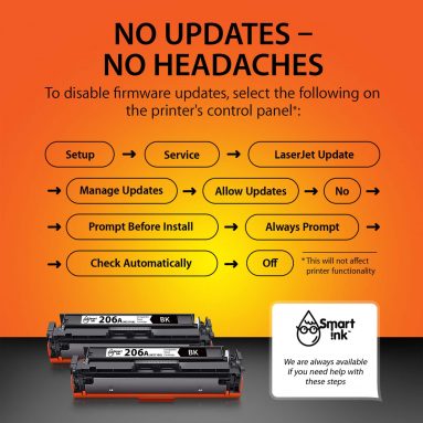 Compatible HP 206А Toner Cartridge Replacement (2 Black Pack), Smart Ink - Image 5