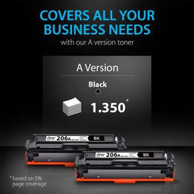 Compatible HP 206А Toner Cartridge Replacement (2 Black Pack), Smart Ink - Image 7