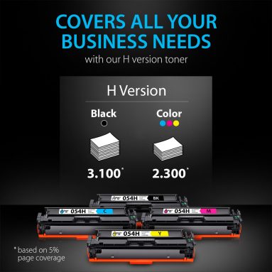 Compatible Canon 054H Toner Cartridge Replacement (4 Combo Pack), Smart Ink - Image 4