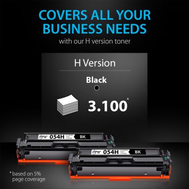 Compatible Canon 054H Toner Cartridge Replacement (2 Black Pack), Smart Ink - Image 4