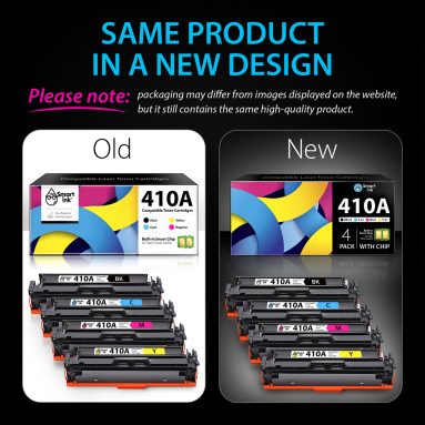 Compatible HP 410A Toner Cartridge Replacement (4 Combo Pack), Smart Ink - Image 2