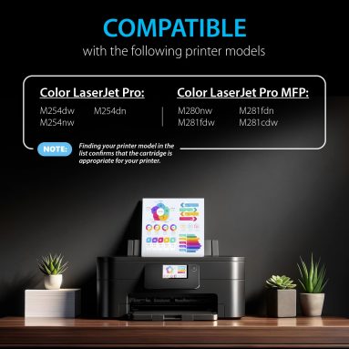 Compatible HP 202X Toner Cartridge Replacement (4 Combo Pack), Smart Ink - Image 3