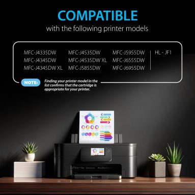 Compatible Ink Cartridge Replacement for Brother LC406XL (4 Pack), Smart Ink - Image 2