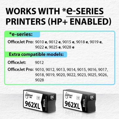 Remanufactured Ink Cartridge Replacement for HP 962XL (2 Combo Pack), Smart Ink - Image 2