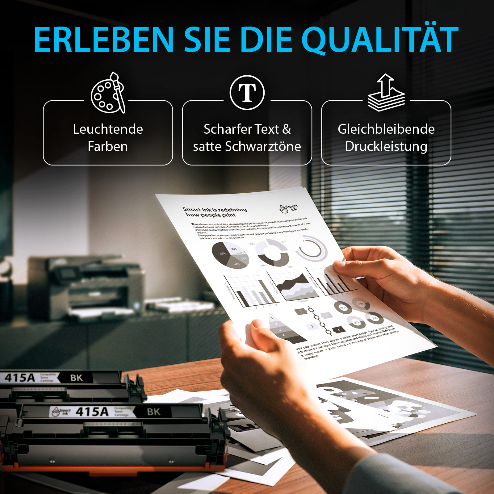 Kompatible Tonerkartusche für HP 415А (2er Pack), Smart Ink