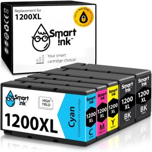 Compatible Canon 1200XL ink combo Cartridge Replacement (5 pack), Smart Ink
