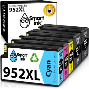 Compatible Ink Cartridge Replacement for HP 952 XL (5 pack), Smart Ink