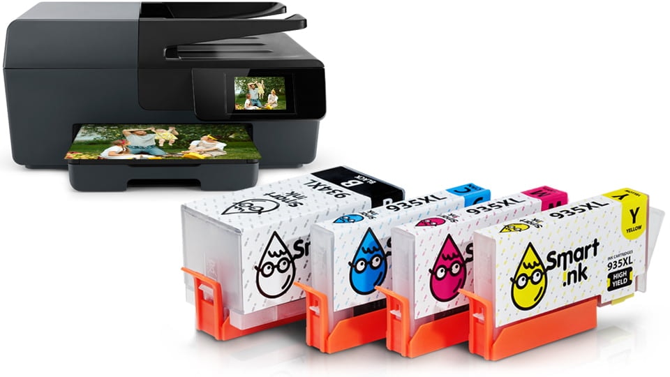 ouguan 6 x Comp Compatibel met HP 934 X L 935 X L inktpatronen met groot bereik voor HP Officejet Pro 6830 6230/6835 6230 ePrinter HP Officejet 6820 P-6632 6815