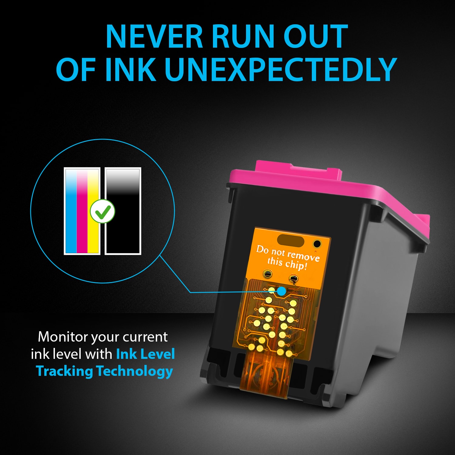 Ubinki 61XL zwarte inktcartridges hoge opbrengst vervanging voor HP inkt 61 XL voor Envy 4500 5530 4502 DeskJet 2540 1000 1055 1010 1510 3050 OfficeJet 4630 2620 printer (2-Pack